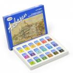 Краски акв. худож. 18 цв. Гамма Студия кюветы 215003