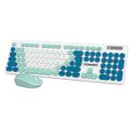 Набор беспров. клавиатура 104 клавиши, мышь 4 кнопки 800/1200/1600 dpi, SONNEN K-650 бел 513953