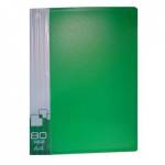 Папка с 80 карманами Бюрократ 816958 зеленый