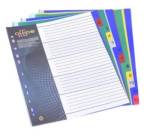 Разделитель А4+ 1-12 12 л. цвет. пластик Office-2000 