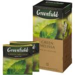 Чай Greenfield Green Melissa зеленый с мелиссой 25 пакет. 0435-10