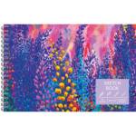 Скетчбук А5+ 30 л. (спираль) ТСФМ5305304 Люпин 180 г/м перфор.