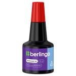 Краска штемпельная 30 мл. Berlingo красная 30003