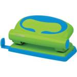 Дырокол 10 л. Berlingo Fuze пластик зеленый 10002