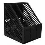 Лоток вертикальный 3 отд. ErichKrause черный 13096 верт.