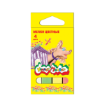 Мел цветной 4 цв. квадратный Каляка Маляка МЦКМ04