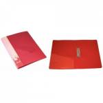 Папка с бок. зажимом Бюрократ PZ07 816857 красный