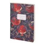 Тетрадь 60 л. Bruno Visconti Flora Гранат из экокожи, линия. 7-60-1315/06