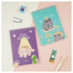 Блокнот А5 60 л. (спираль) MESHU Cat Book пластиковая обложка 52335