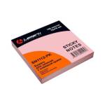 Стикеры 76х76 мм 100 л. LAMARK1112-PK розовый пастель