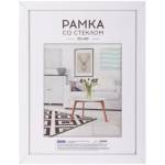 Фоторамка 30x40 OfficeSpace пластик белая стекло РП_32405