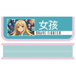 Пенал 1 секц. малый 190*65 мм Пчелка На позитиве ПО-01