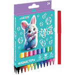 Фломастер 24 цв. deVENTE Little Rabbit картон.короб. 5083626