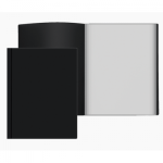 Папка с 10 карманами Attomex 3100404 черная