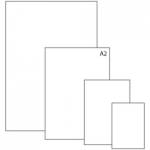 Бумага чертежная 200 гр. А2 594х420 мм Гознак БЧ-0606