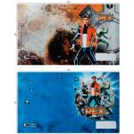 Набор обложек 210х350 10 шт для тетрадей 120 мкм ПВХ с рисунком