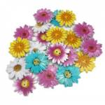 Пуговицы декоративные deVente 8001118 Астры 15 шт. 35 мм