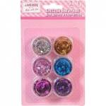 Блестки декоративные deVENTE 8003010 Bright 6 цв. 3-4 мм