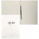 Скоросшиватель Lamark22051 мелов. пробит. белый 400г/м