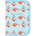 Пенал 1 секц. большой 200*130 мм ArtSpace Foxy ПТ1_29096 откидная планка