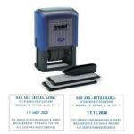 Датер самонаборный 6-ти стр. 60*40 мм Trodat 4727 буквы синий /188551