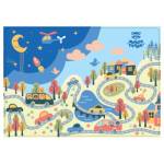 Клеенка для труда 30х50 Мульти-Пульти Автопутешествия ПВХ CH_50231