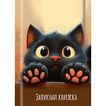 Записная книжка А7 48 л. П-П Лапки котика-2 48-8627