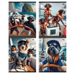 Тетрадь 96 л. (спираль) БиДжи Собаки Т5гр96 62736