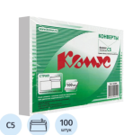 Конверт 162х229 (стрип) С5 внутрен. запечатка 100 шт.163084