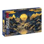 Пазлы 500 эл. А2 Лунная ночь 500П32лоф_33355 3D фольга