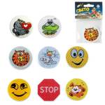 Значок светоотражающий ассорти 50 мм 