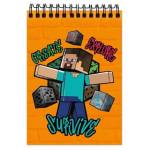 Блокнот А6 60 л. (спираль) Centrum My Game 77266