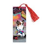 Закладка для книг 3D ArtSpace Funny dog с линейкой 3D_45134