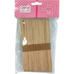 Палочки деревянные для рукоделия deVente плоские натур. цвет 50 шт 8000434