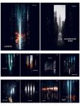 Комплект тем. тетрадей 48 л. 10 шт. П-П DARK CITY 48-4413