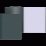 Папка с 100 карманами Attomex 3107004 черная