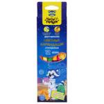 Карандаши цв. 12 цв. 6 шт. Енот в космосе CP_33721 двухсторон.