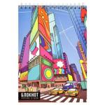 Блокнот А5 60 л. (спираль) Феникс Мегаполис 62779