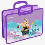 Папка для труда А4 deVENTE 8054494 Teddy Bear на молнии сверху