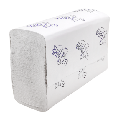 Полотенца бумажные FlyPapir Comfort Zсл. H3 1сл. 250л. 21,5х22,5 белые 271183