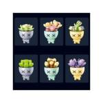 Конструктор SLUBAN Суккуленты в горшочках М38-В1076