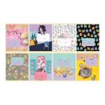 Тетрадь 12 л. (клетка) БиДжи MIX-8 Девочки 11680