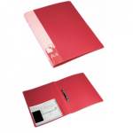 Папка с 2-мя кольцами 18 мм Бюрократ 0818/2RRED 816519 красный