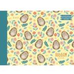 Альбом д\рис. 20 л. Канц-Эксмо Ёжики в цветах.16 л.+4 л. раскр. АЛ202029