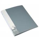 Папка с бок. зажимом Бюрократ с карман PZ07 816856 серый