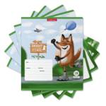 Тетрадь 18 л. (клетка) ErichKrause Хитрый лис 58249  /10 MIX
