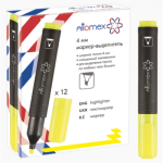 Маркер-текстовыд. Attomex желтый плоск. 5045300