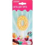 Свеча-цифра deVENTE 9060300 Donut "0"