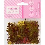 Пайетки декоративные deVente 8001027 Звезды 18х18 мм