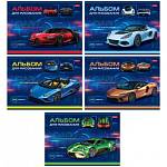 Альбом д\рис. 24 л. Хатбер Car Desing мел.карт. 24А4В